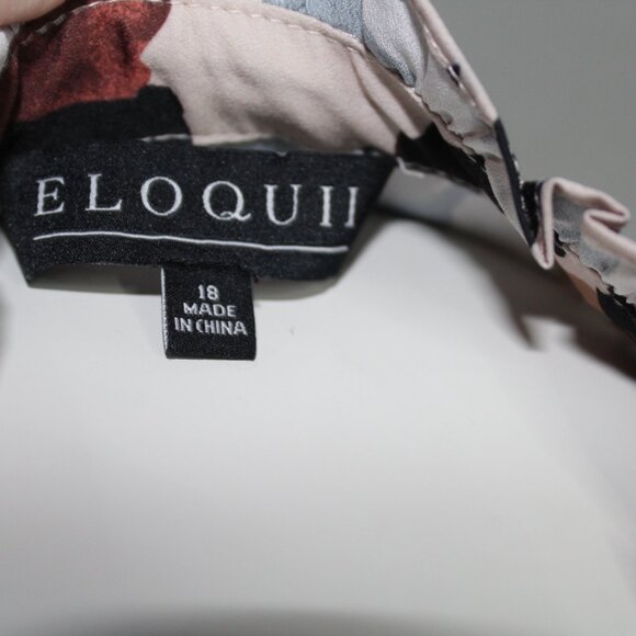 Eloquii printed button down shirt - 18 (F25) - Picture 6 of 6